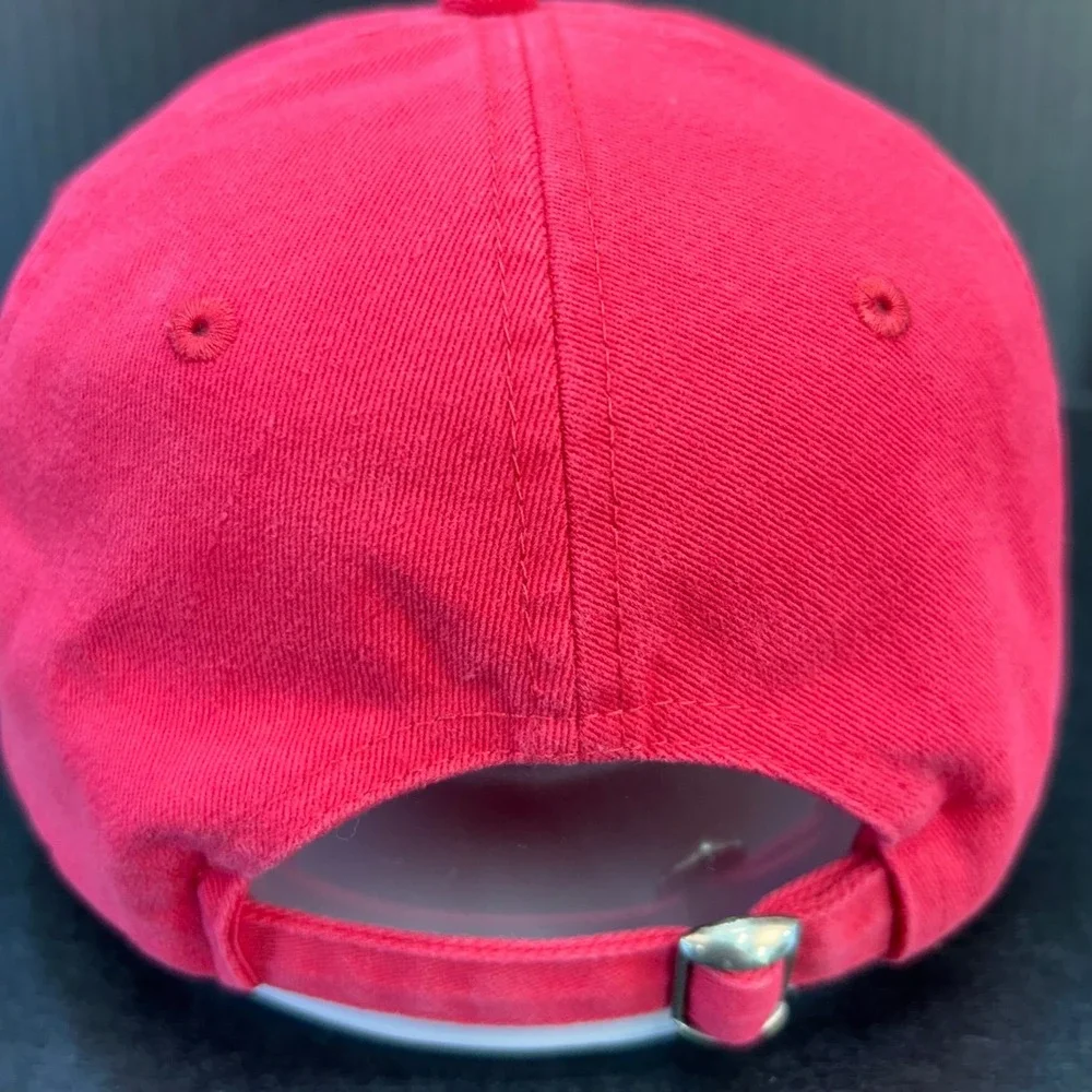 BOYMOM Women Red KC Caps Baseball Hat Adjustable Embroidered OSFM 1576
